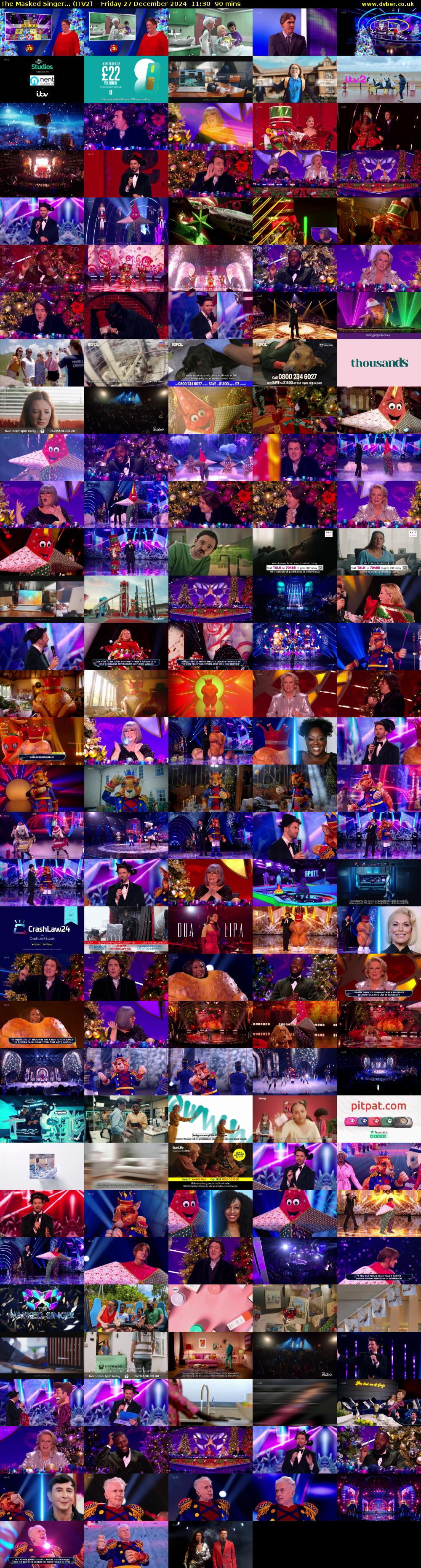 The Masked Singer... (ITV2) Friday 27 December 2024 11:30 - 13:00