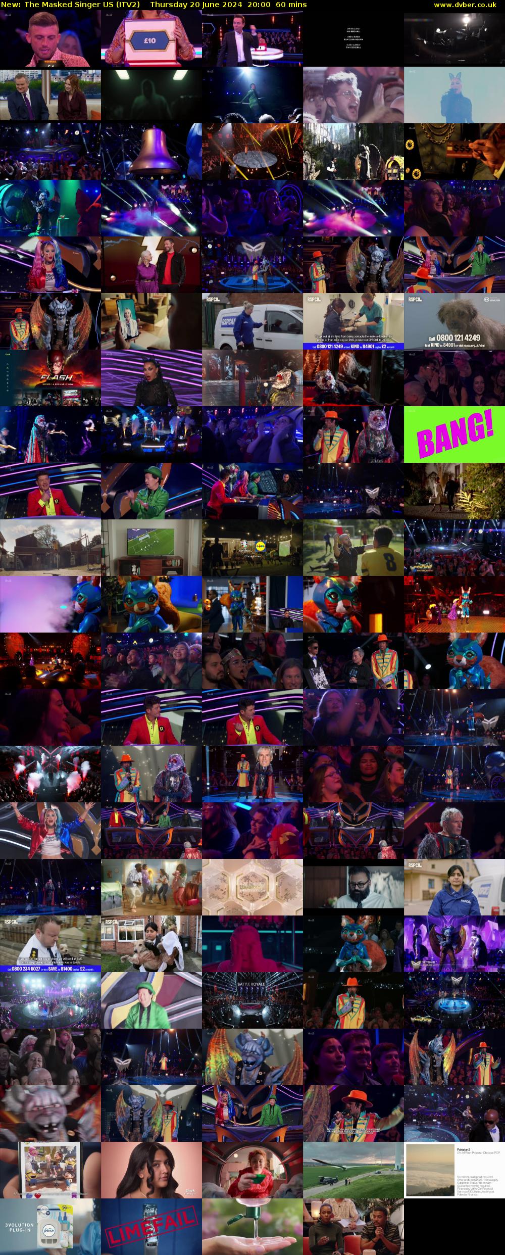 The Masked Singer US (ITV2) Thursday 20 June 2024 20:00 - 21:00