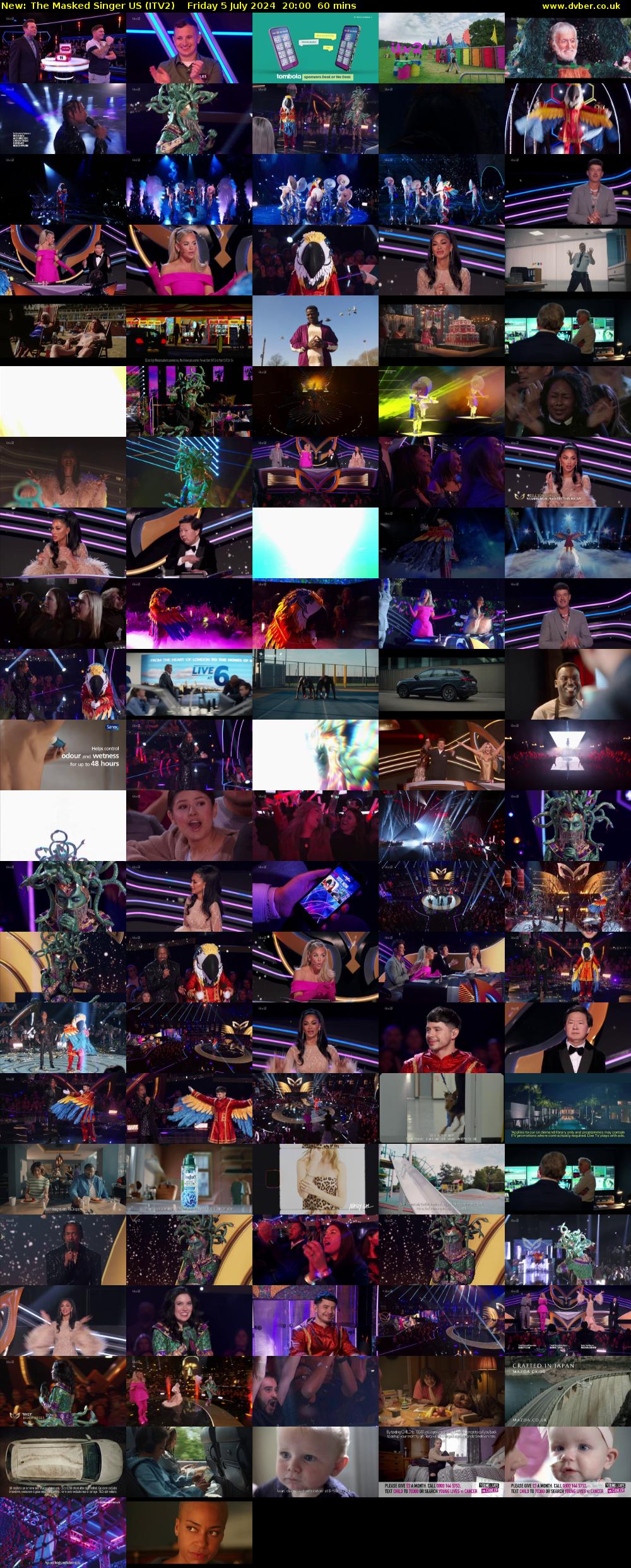 The Masked Singer US (ITV2) Friday 5 July 2024 20:00 - 21:00