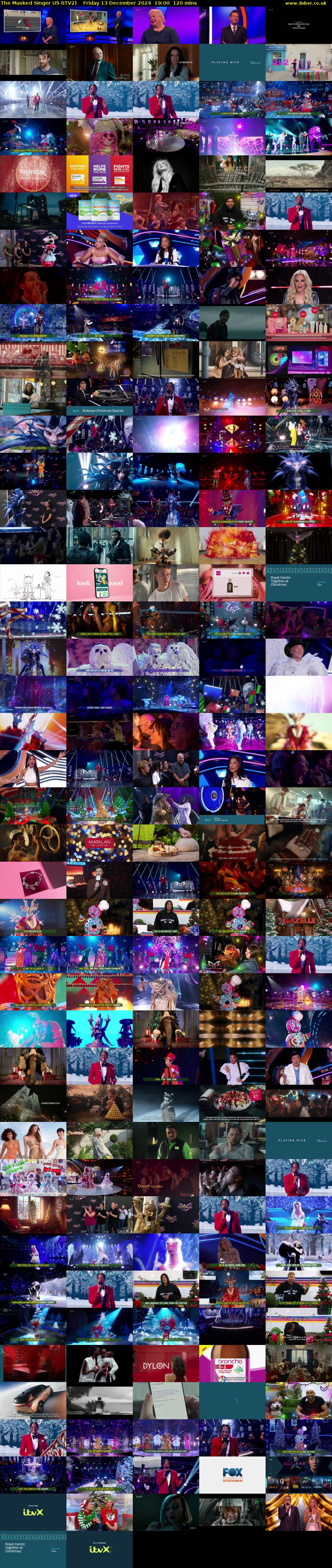 The Masked Singer US (ITV2) Friday 13 December 2024 19:00 - 21:00