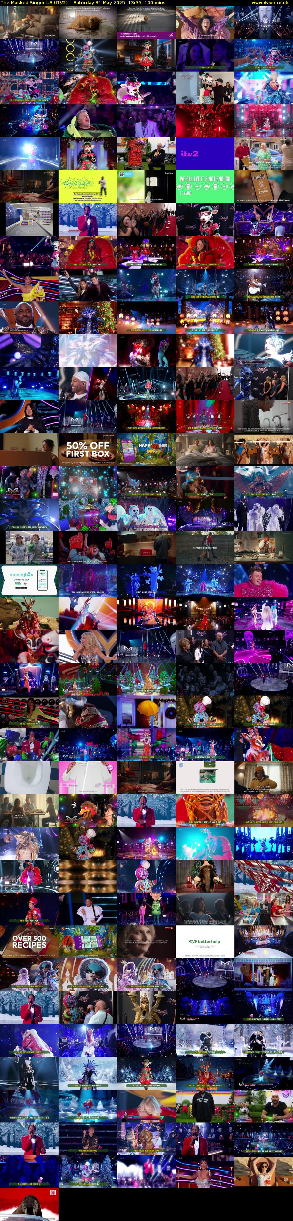 The Masked Singer US (ITV2) Saturday 31 May 2025 13:35 - 15:15