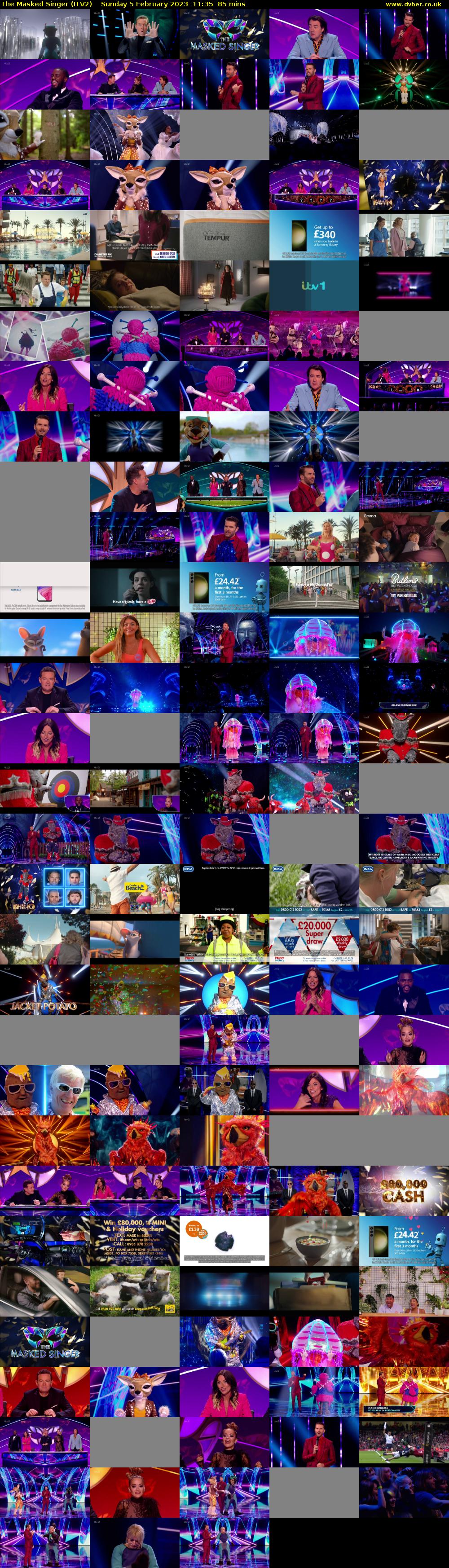 The Masked Singer (ITV2) Sunday 5 February 2023 11:35 - 13:00