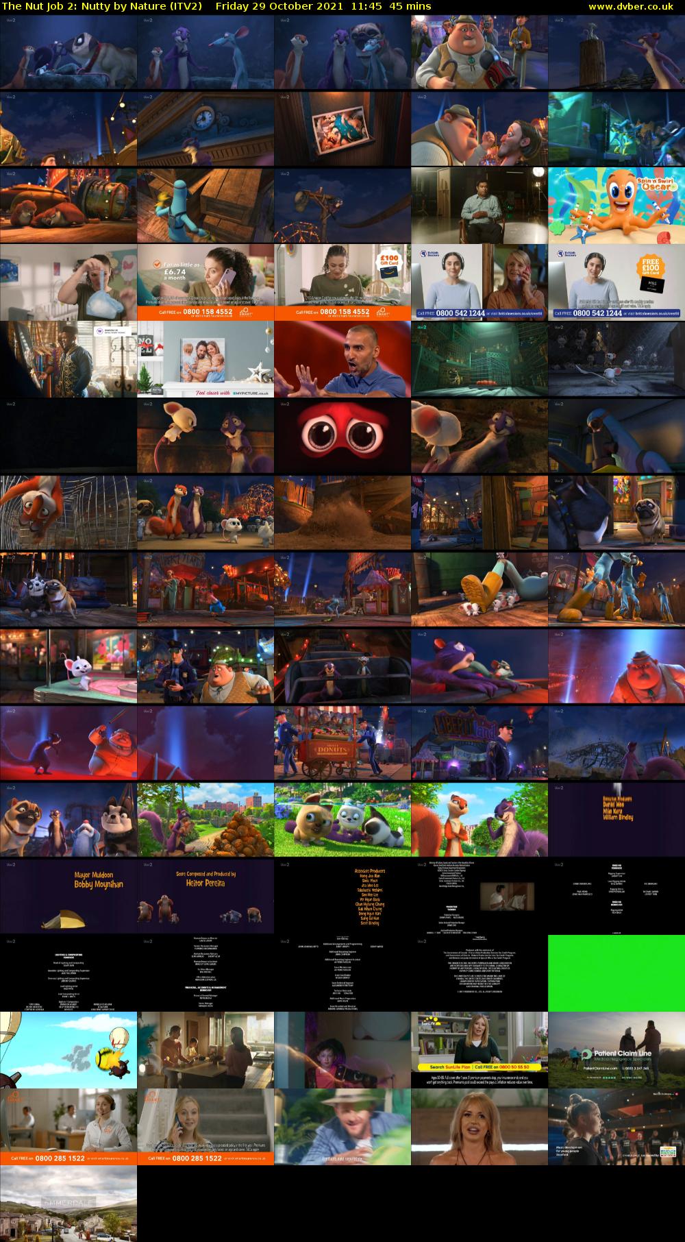 The Nut Job 2: Nutty by Nature (ITV2) Friday 29 October 2021 11:45 - 12:30