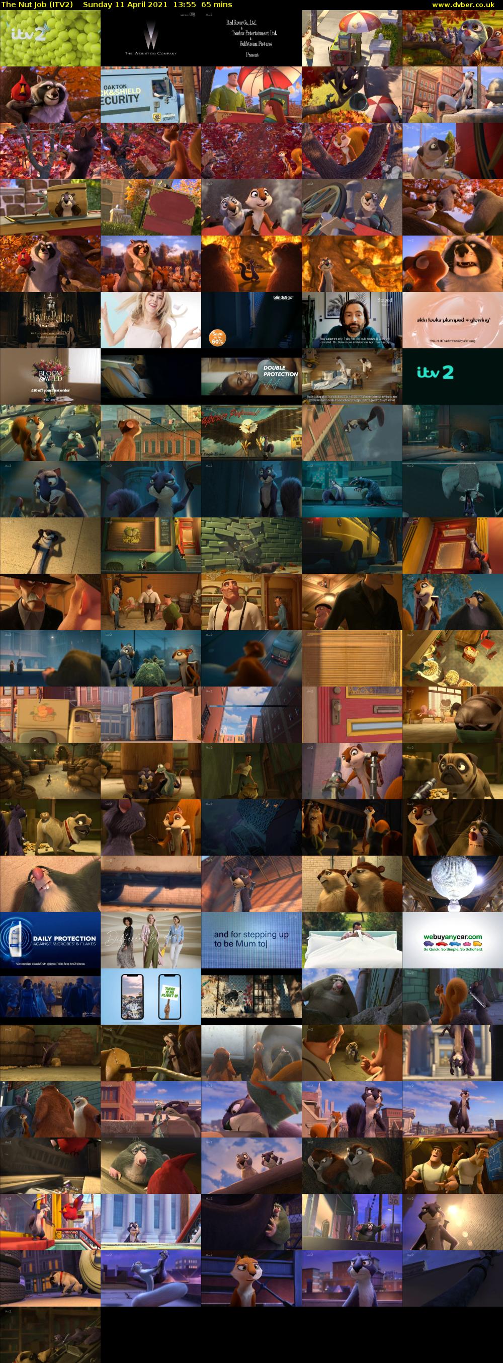 The Nut Job (ITV2) Sunday 11 April 2021 13:55 - 15:00