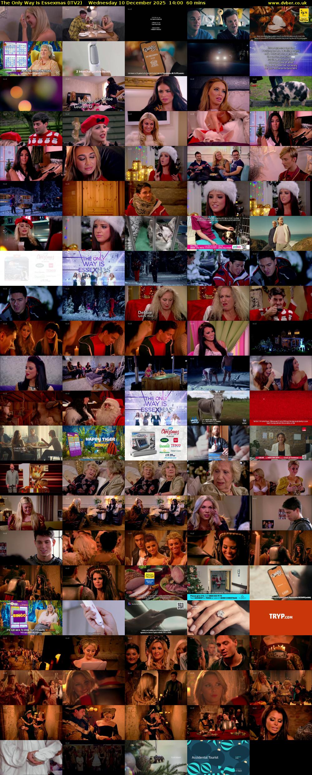 The Only Way Is Essexmas (ITV2) Wednesday 10 December 2025 14:00 - 15:00