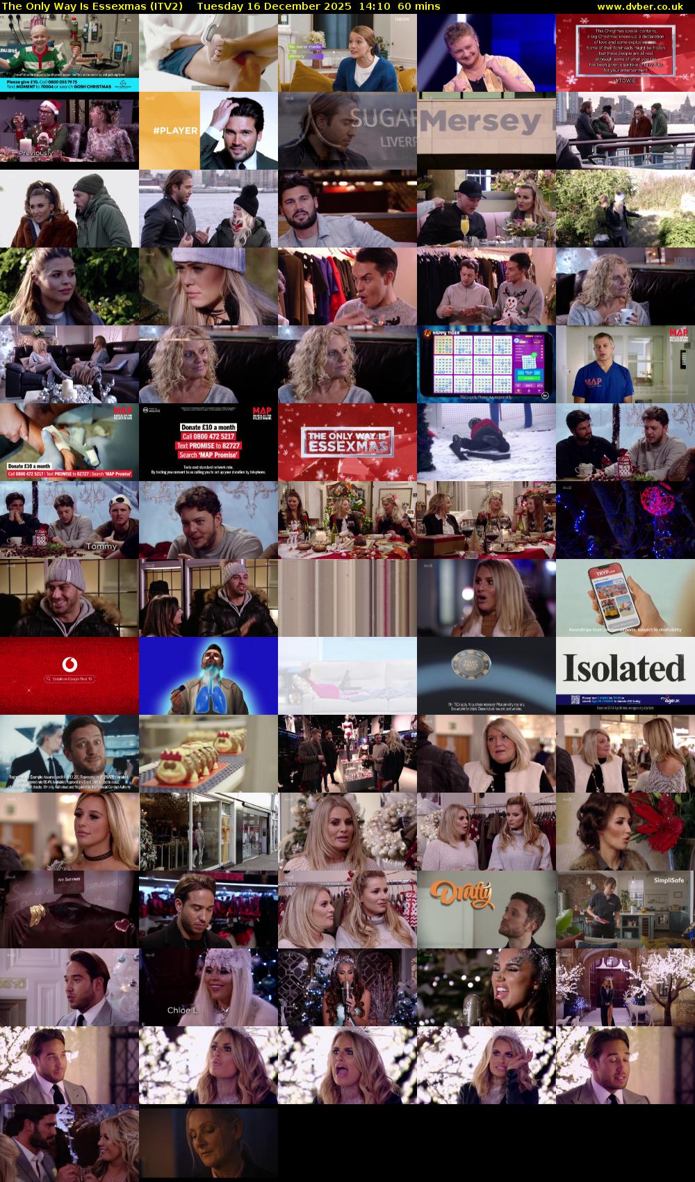 The Only Way Is Essexmas (ITV2) Tuesday 16 December 2025 14:10 - 15:10
