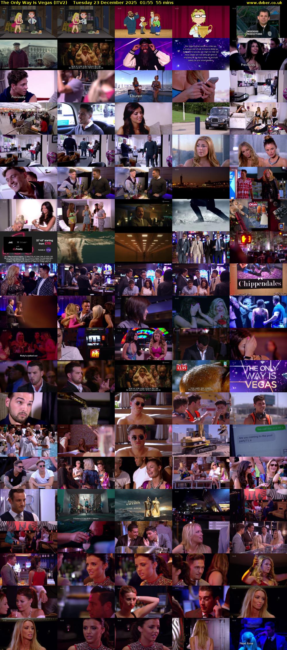 The Only Way Is Vegas (ITV2) Tuesday 23 December 2025 01:55 - 02:50