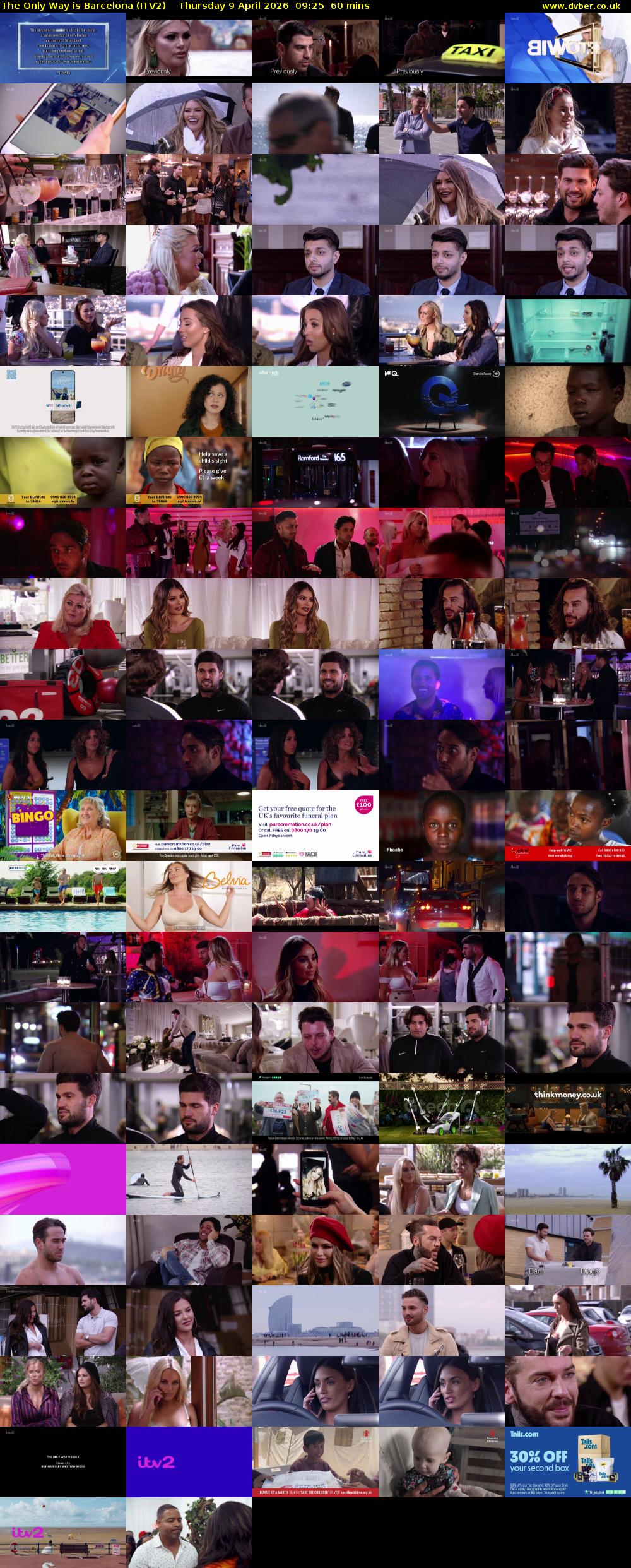 The Only Way is Barcelona (ITV2) Thursday 9 April 2026 09:25 - 10:25