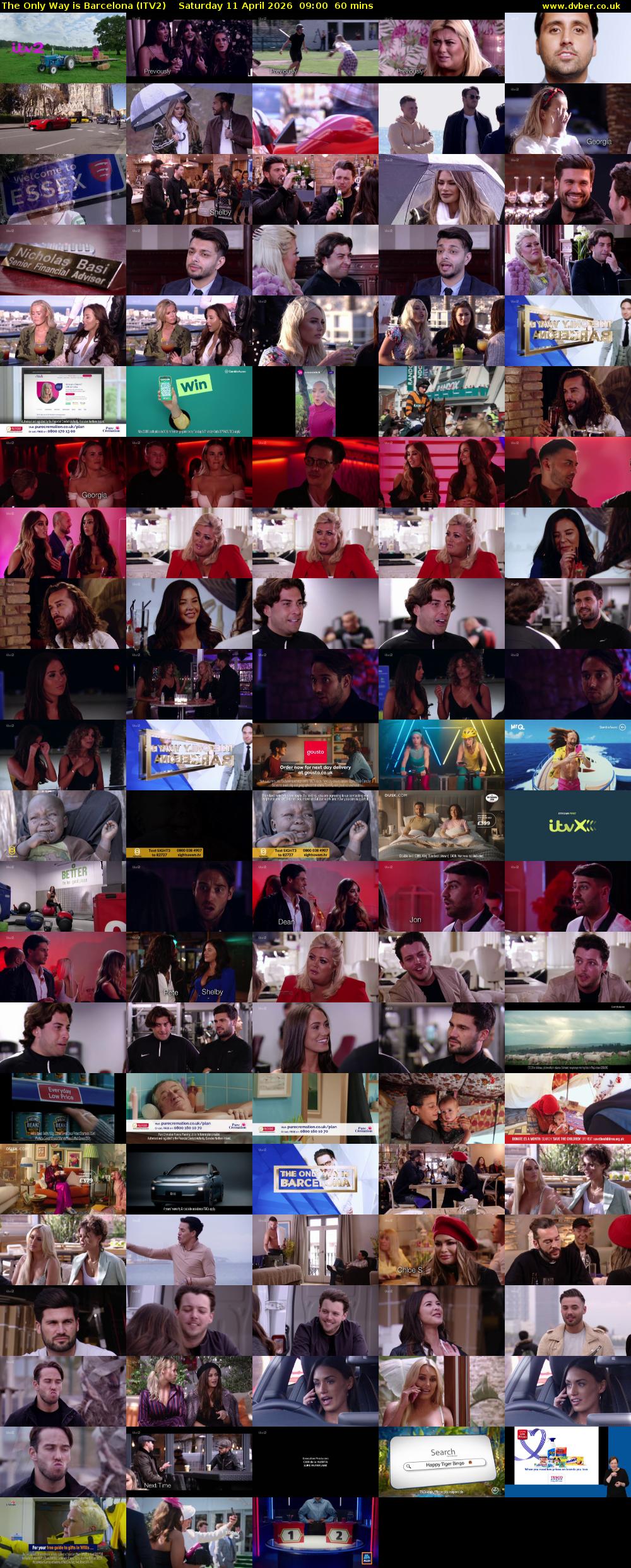 The Only Way is Barcelona (ITV2) Saturday 11 April 2026 09:00 - 10:00