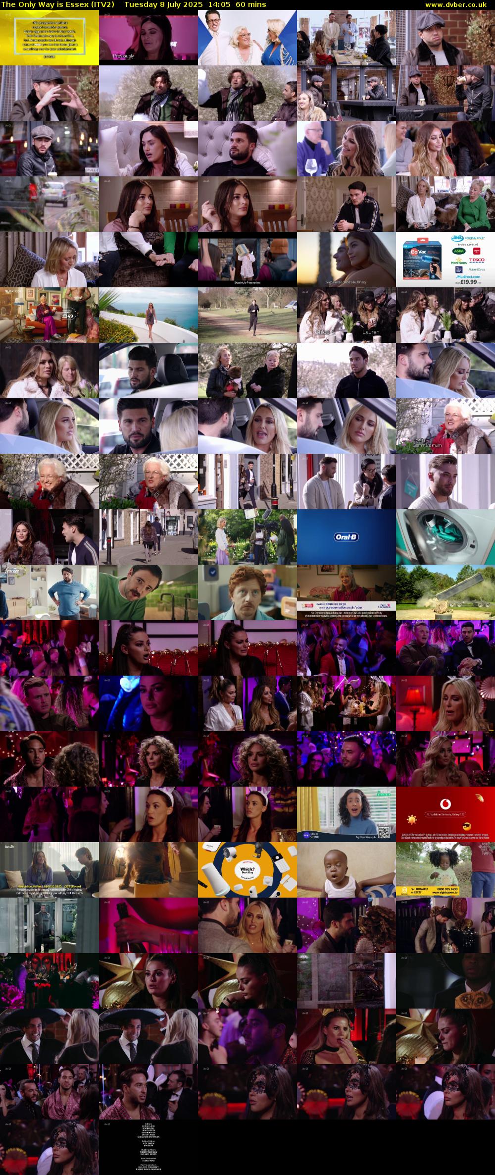 The Only Way is Essex (ITV2) Tuesday 8 July 2025 14:05 - 15:05