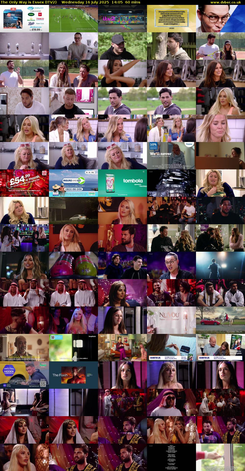 The Only Way is Essex (ITV2) Wednesday 16 July 2025 14:05 - 15:05