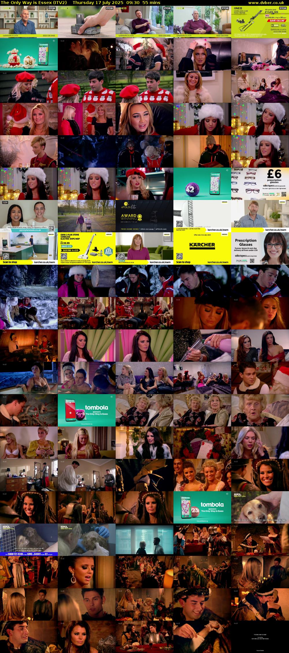 The Only Way is Essex (ITV2) Thursday 17 July 2025 09:30 - 10:25