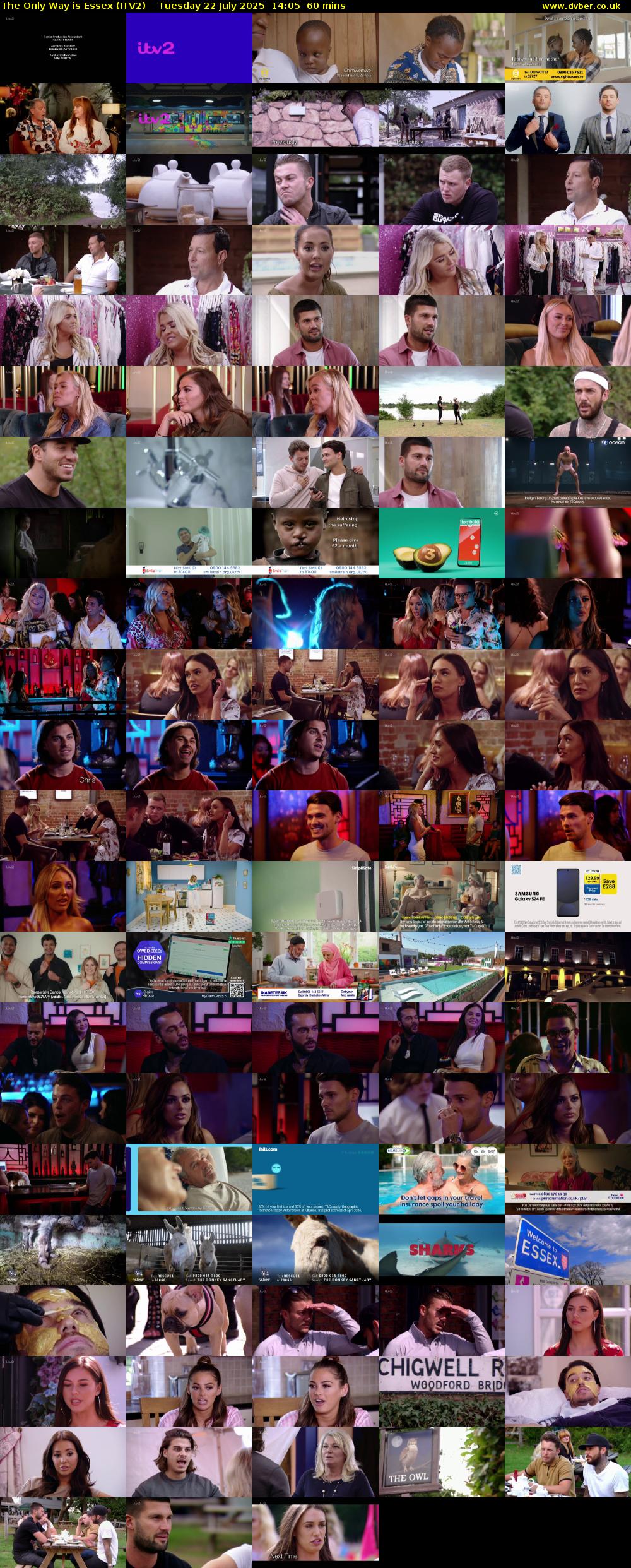 The Only Way is Essex (ITV2) Tuesday 22 July 2025 14:05 - 15:05