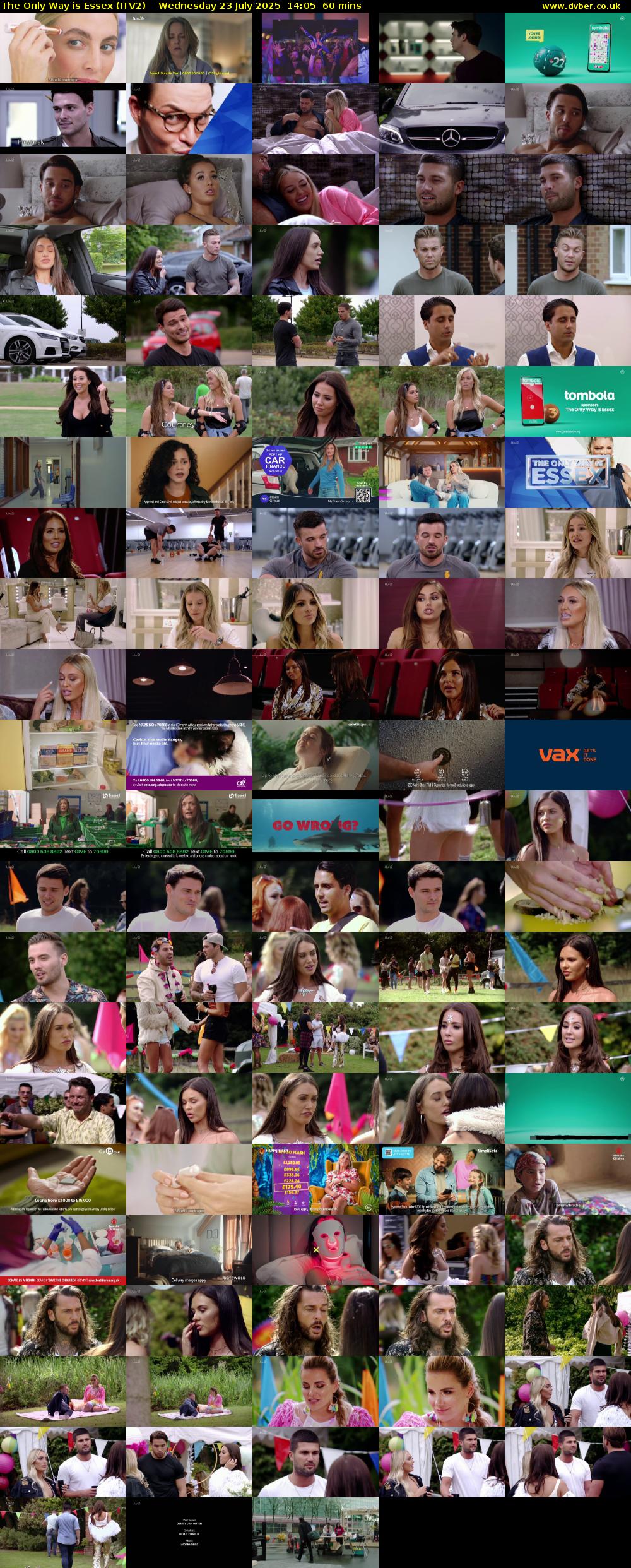 The Only Way is Essex (ITV2) Wednesday 23 July 2025 14:05 - 15:05