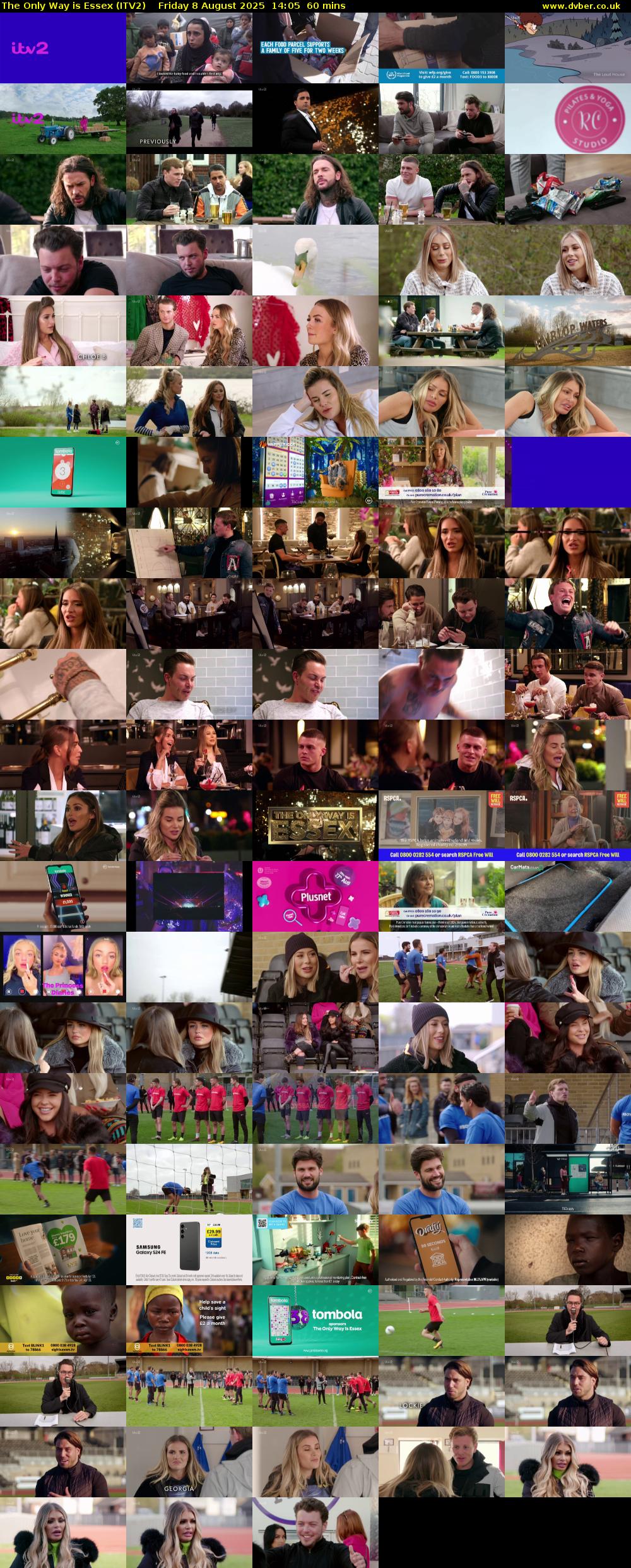The Only Way is Essex (ITV2) Friday 8 August 2025 14:05 - 15:05