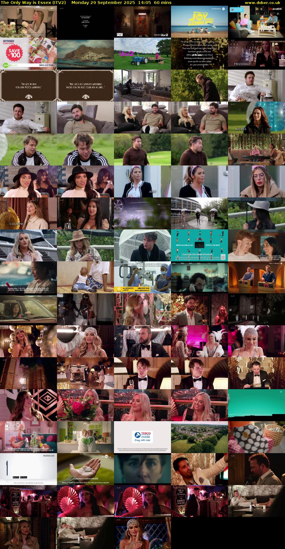 The Only Way is Essex (ITV2) Monday 29 September 2025 14:05 - 15:05