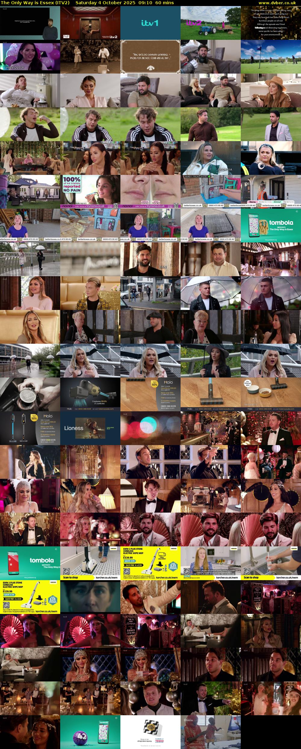 The Only Way is Essex (ITV2) Saturday 4 October 2025 09:10 - 10:10
