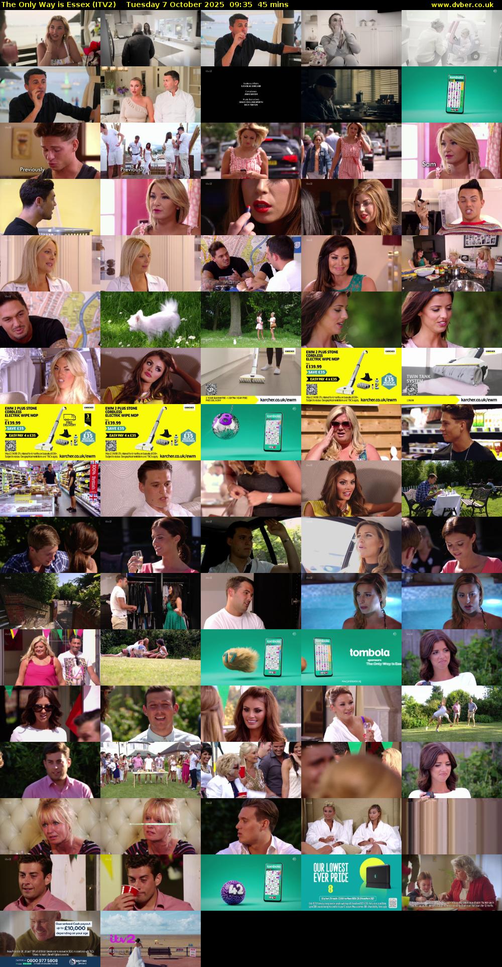 The Only Way is Essex (ITV2) Tuesday 7 October 2025 09:35 - 10:20