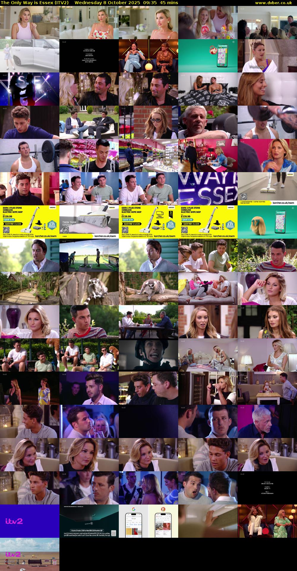 The Only Way is Essex (ITV2) Wednesday 8 October 2025 09:35 - 10:20
