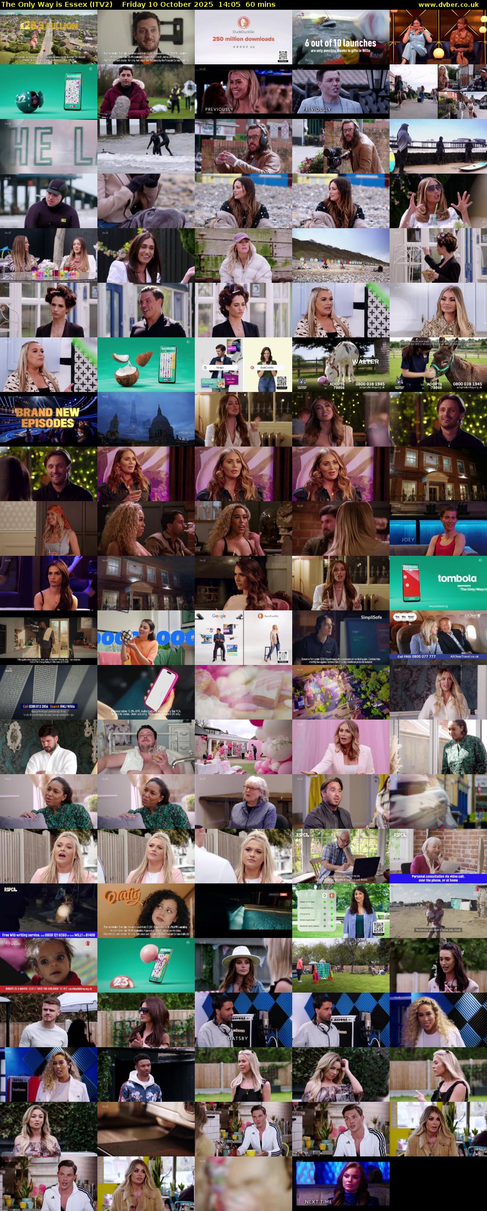 The Only Way is Essex (ITV2) Friday 10 October 2025 14:05 - 15:05