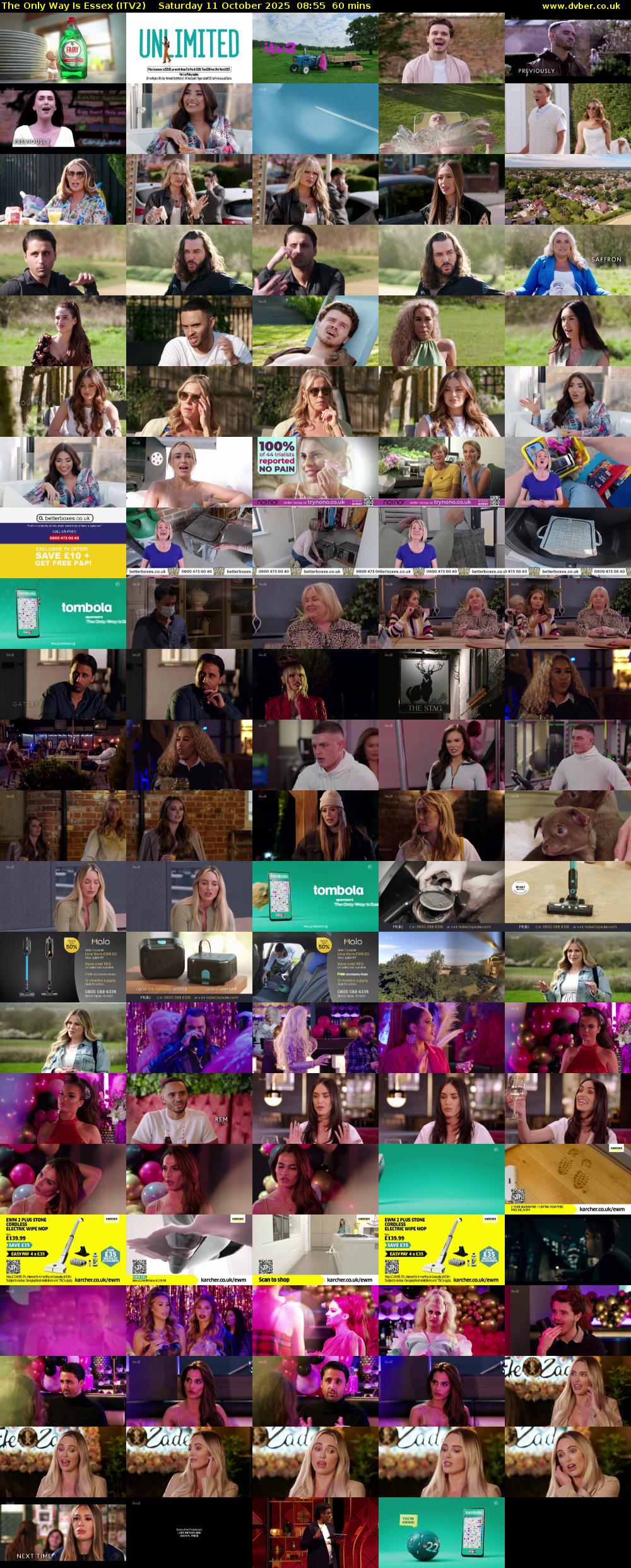 The Only Way is Essex (ITV2) Saturday 11 October 2025 08:55 - 09:55