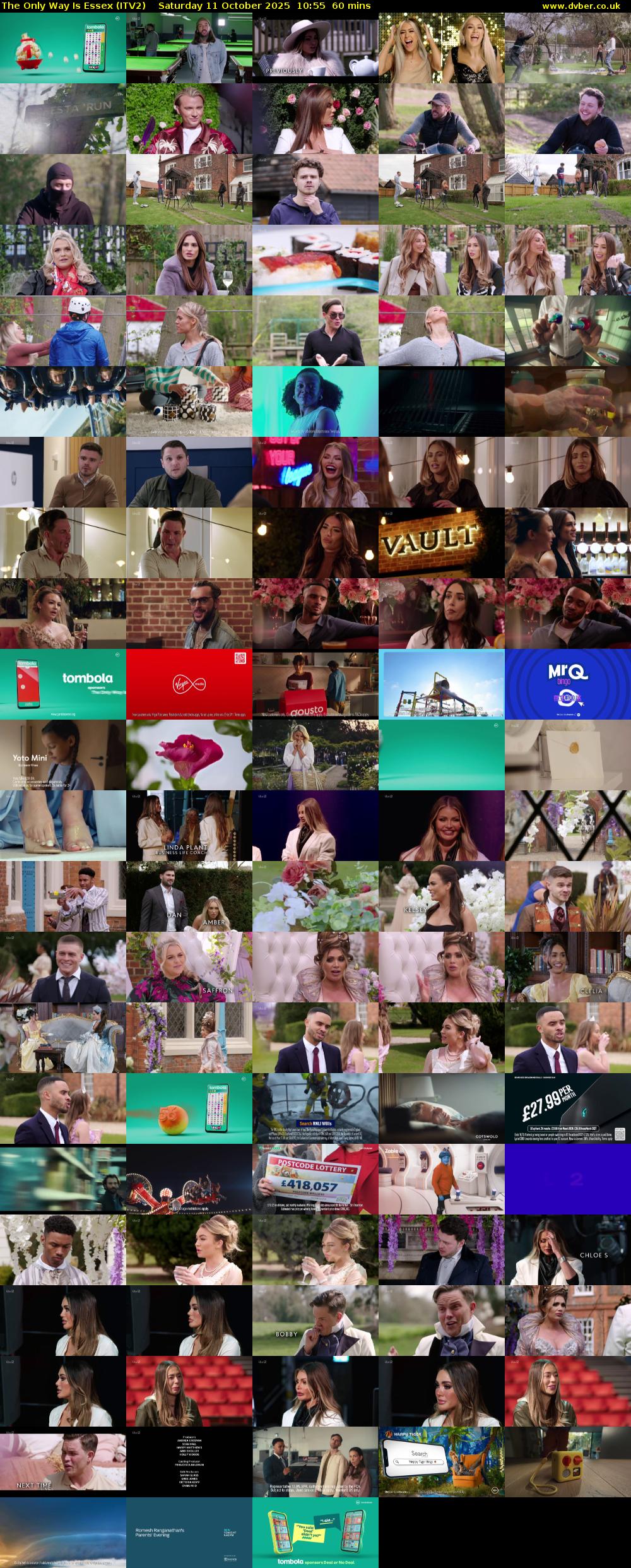 The Only Way is Essex (ITV2) Saturday 11 October 2025 10:55 - 11:55
