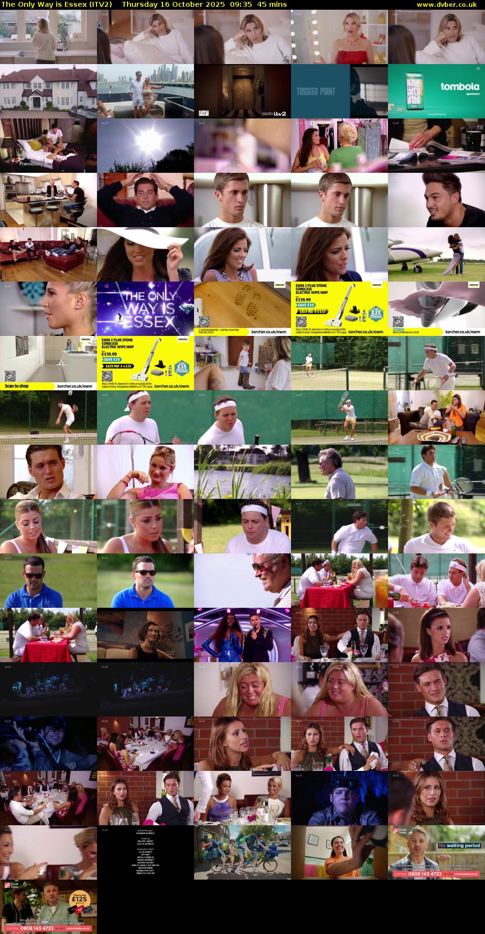 The Only Way is Essex (ITV2) Thursday 16 October 2025 09:35 - 10:20