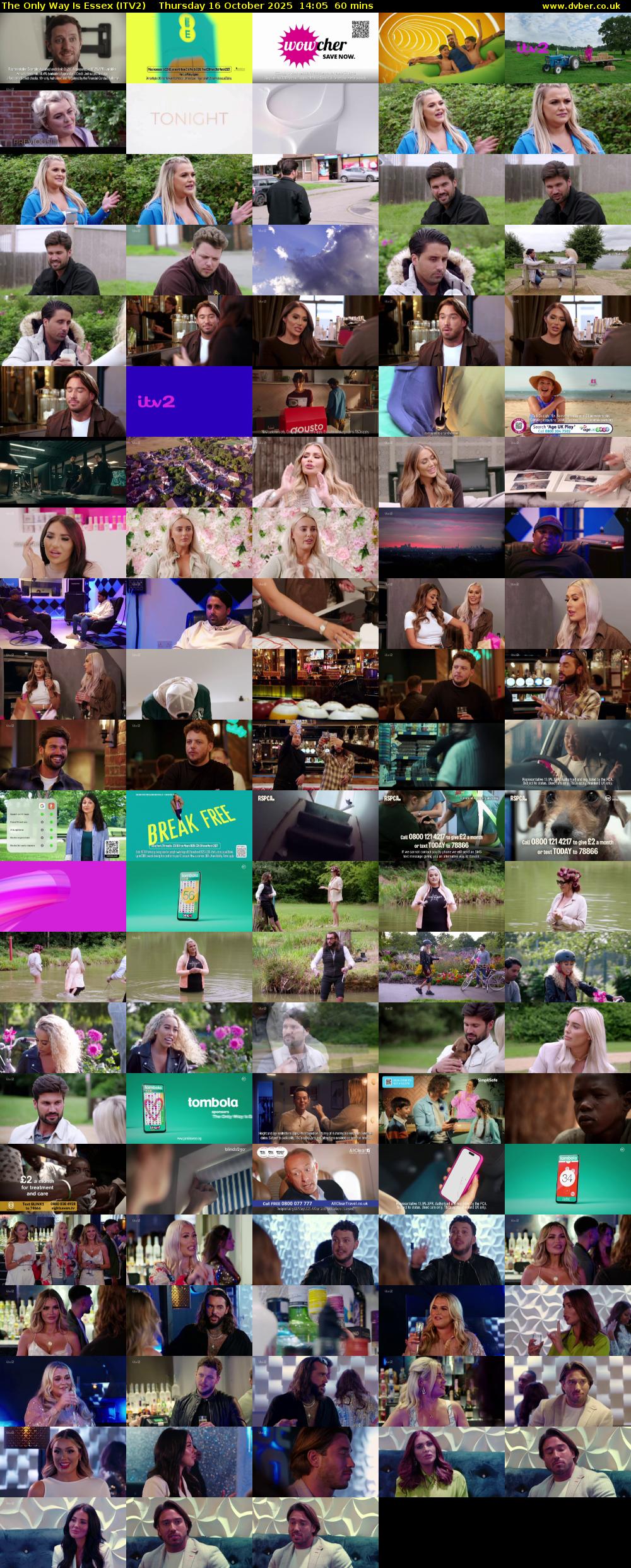 The Only Way is Essex (ITV2) Thursday 16 October 2025 14:05 - 15:05