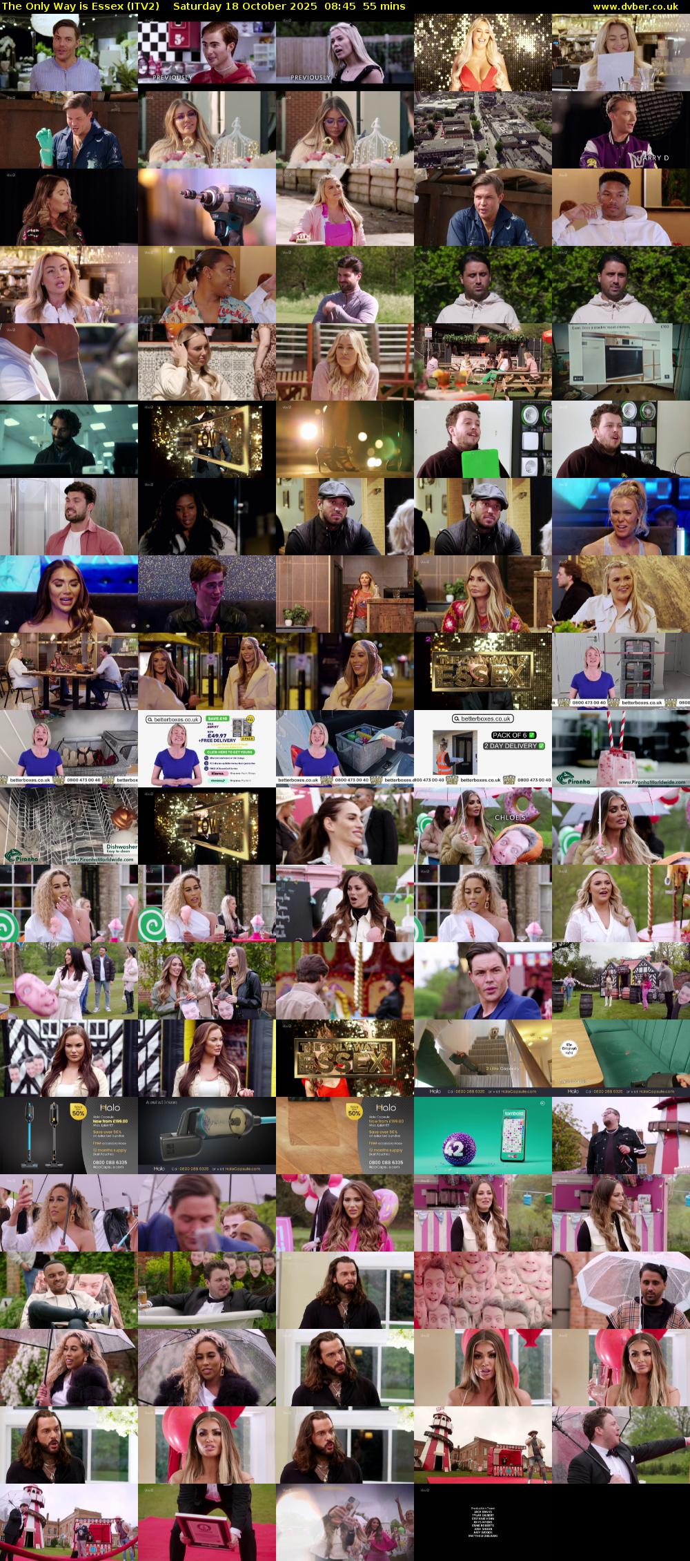 The Only Way is Essex (ITV2) Saturday 18 October 2025 08:45 - 09:40