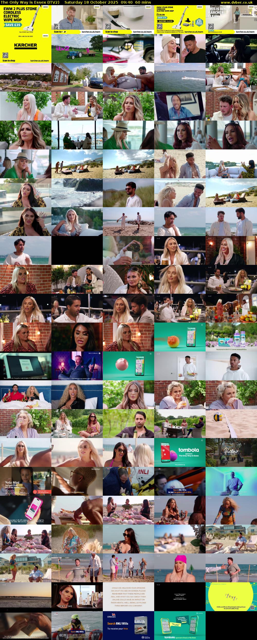 The Only Way is Essex (ITV2) Saturday 18 October 2025 09:40 - 10:40