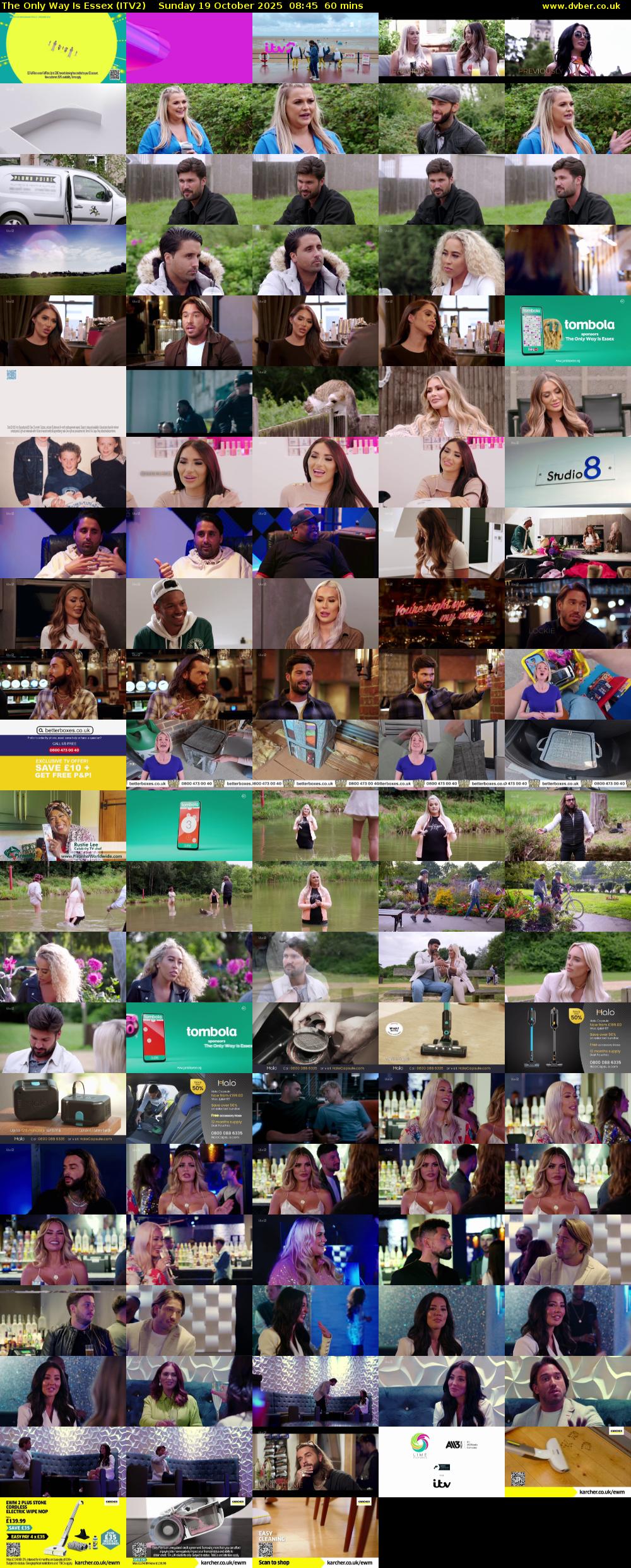 The Only Way is Essex (ITV2) Sunday 19 October 2025 08:45 - 09:45