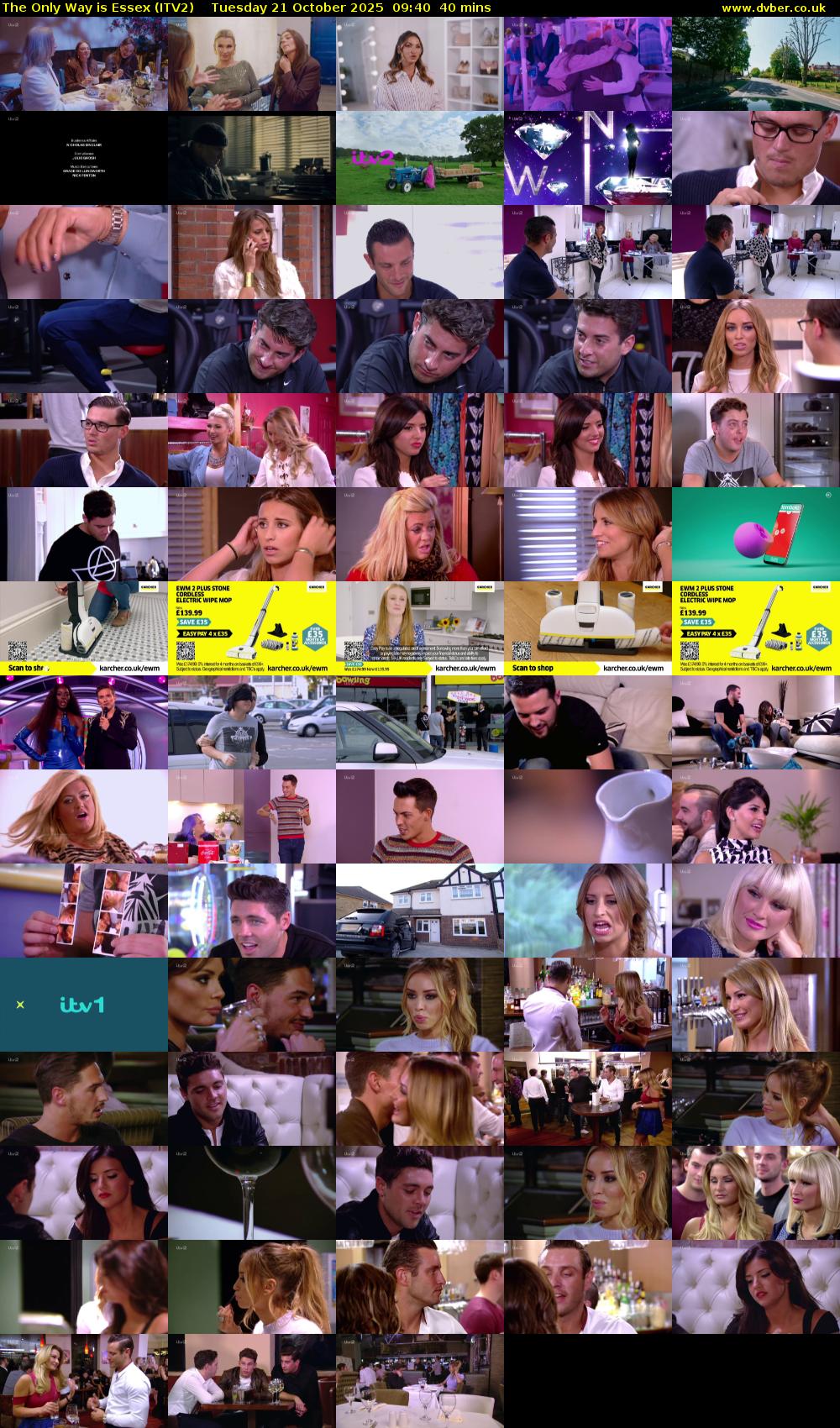 The Only Way is Essex (ITV2) Tuesday 21 October 2025 09:40 - 10:20