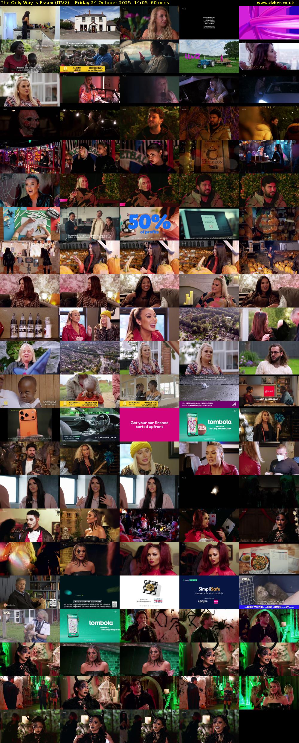 The Only Way is Essex (ITV2) Friday 24 October 2025 14:05 - 15:05