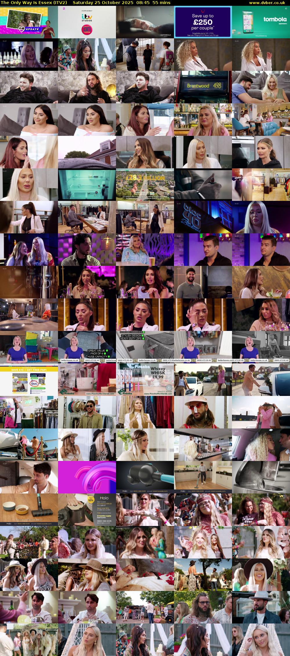 The Only Way is Essex (ITV2) Saturday 25 October 2025 08:45 - 09:40
