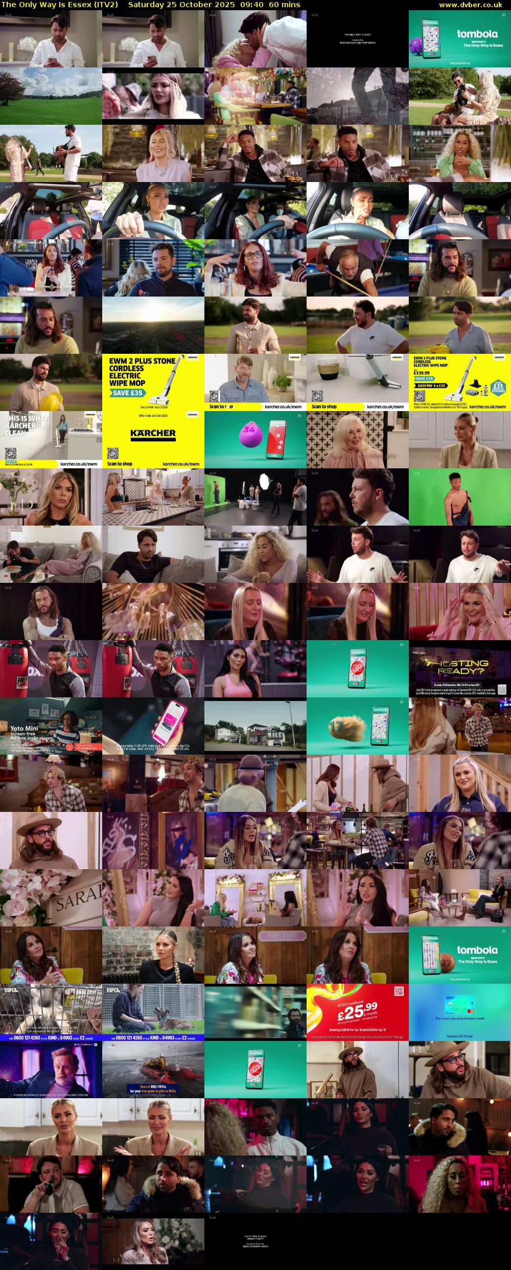 The Only Way is Essex (ITV2) Saturday 25 October 2025 09:40 - 10:40