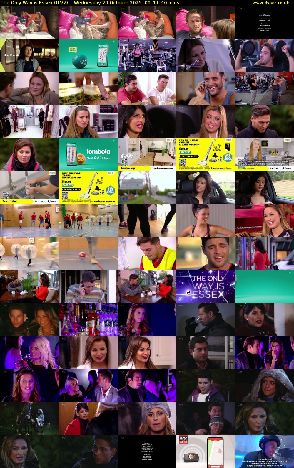 The Only Way is Essex (ITV2) Wednesday 29 October 2025 09:40 - 10:20