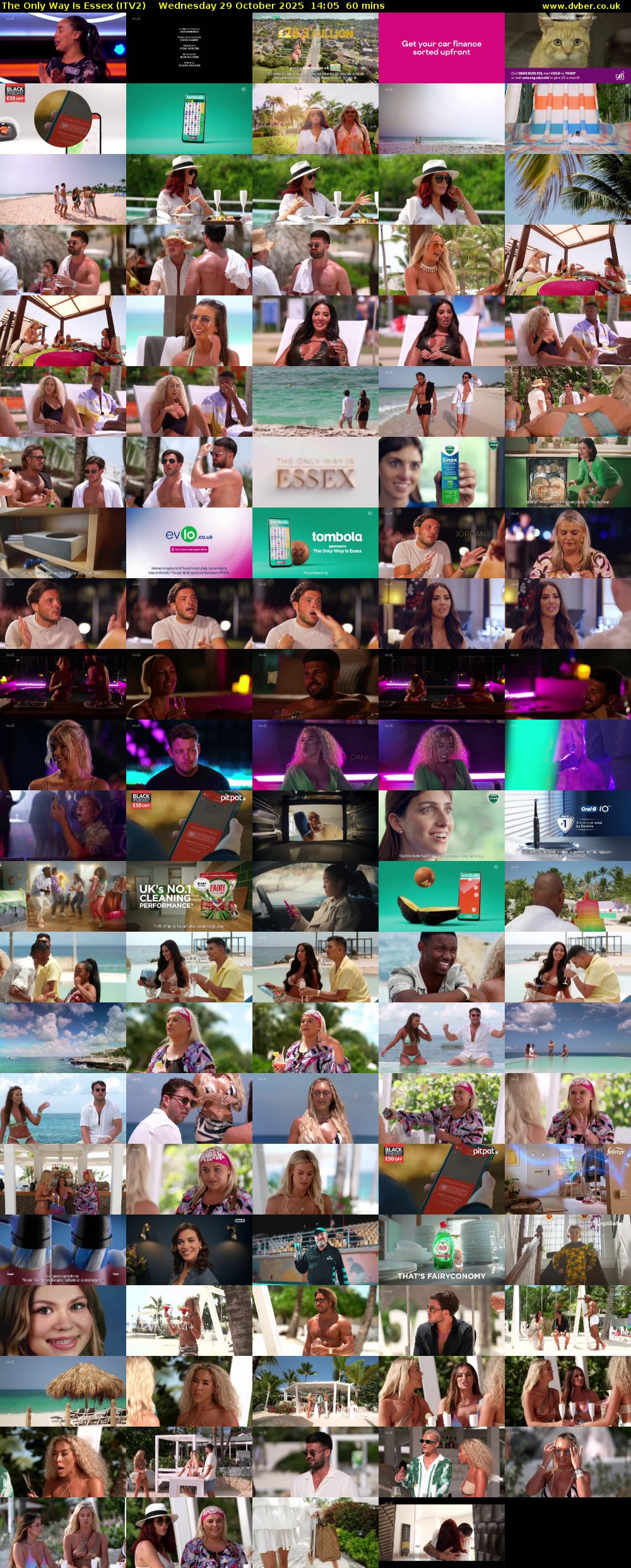 The Only Way is Essex (ITV2) Wednesday 29 October 2025 14:05 - 15:05