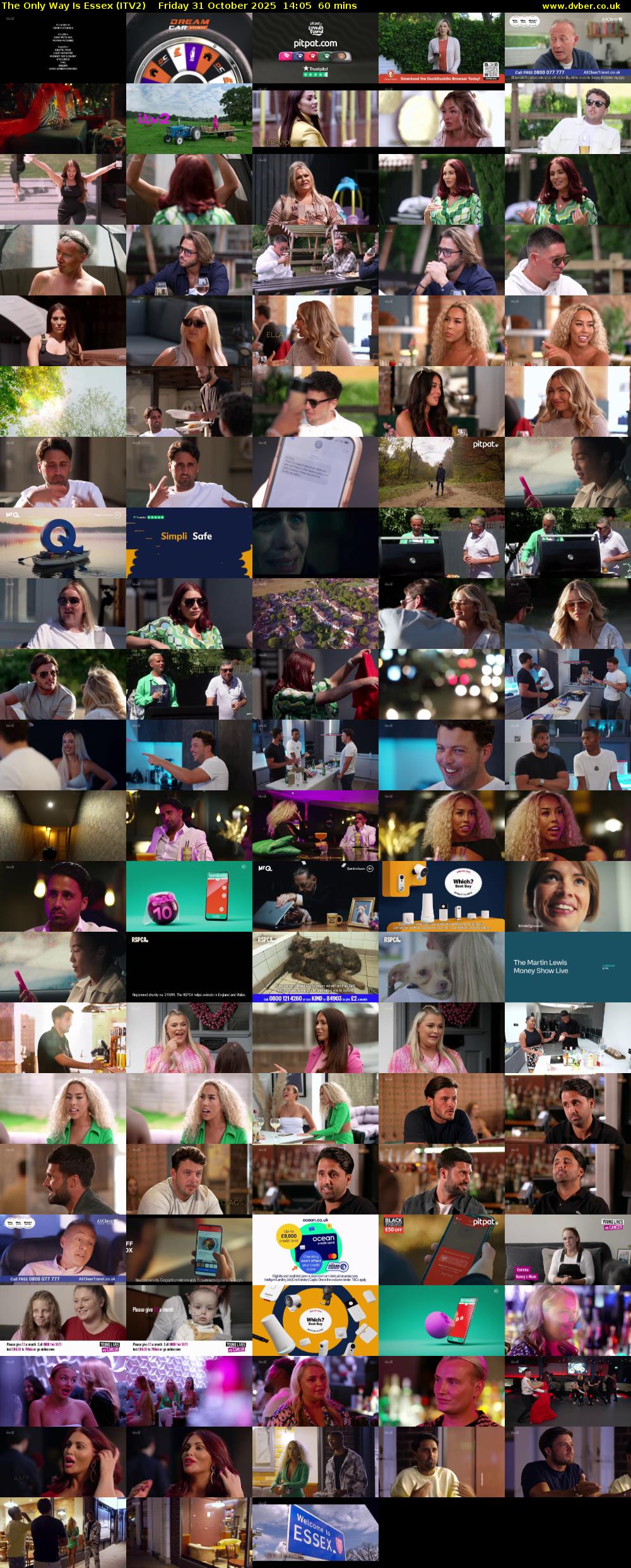 The Only Way is Essex (ITV2) Friday 31 October 2025 14:05 - 15:05
