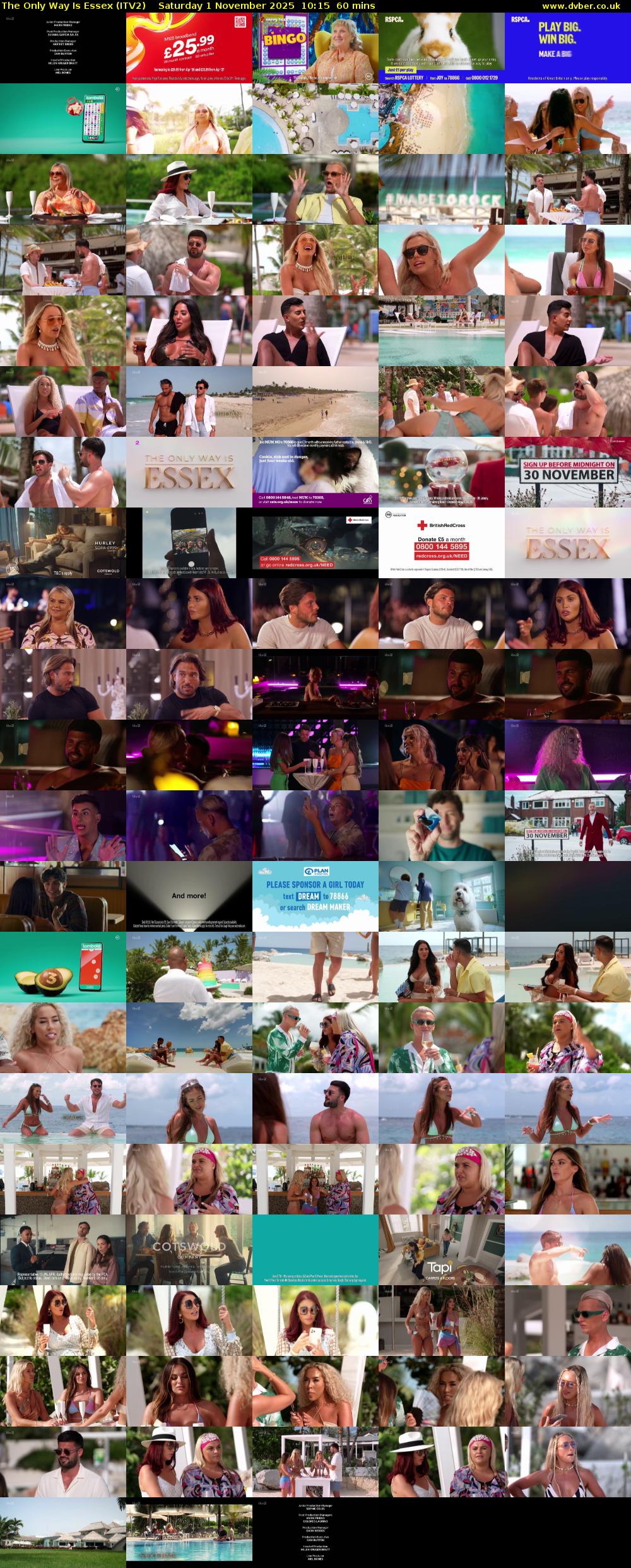 The Only Way is Essex (ITV2) Saturday 1 November 2025 10:15 - 11:15