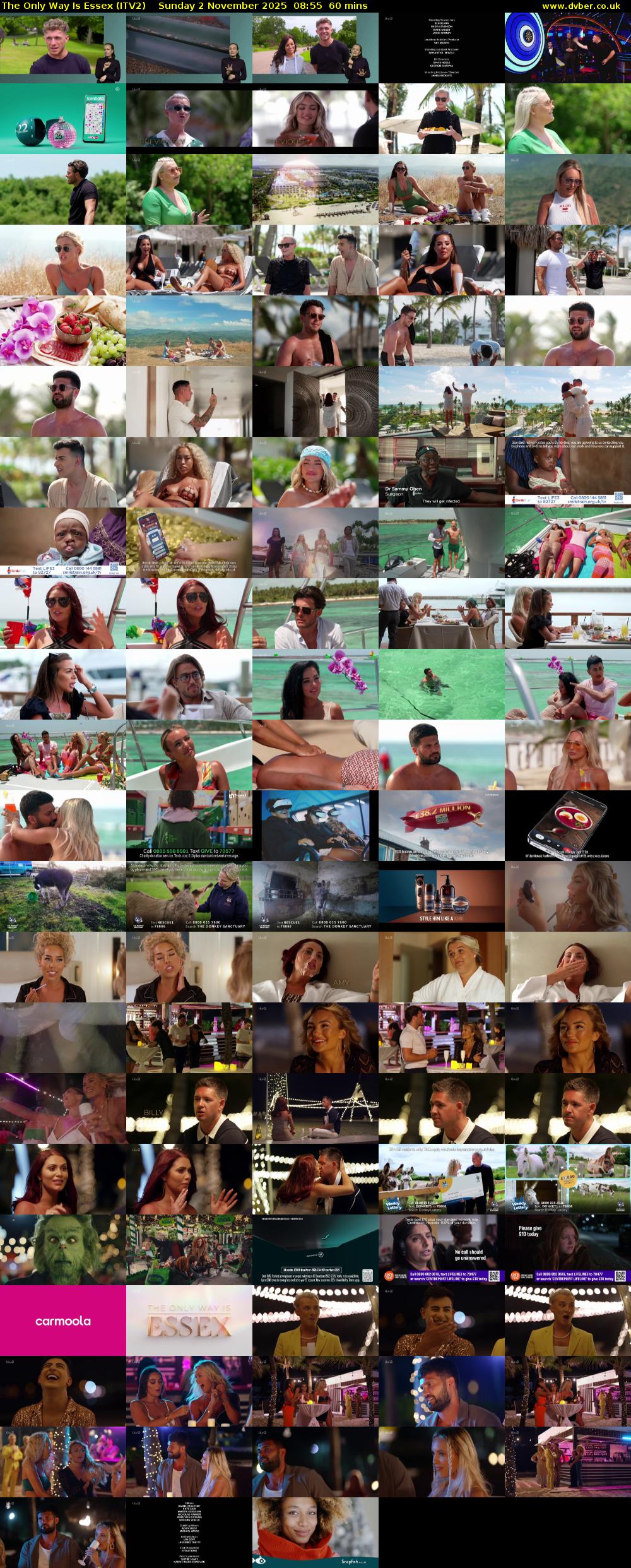 The Only Way is Essex (ITV2) Sunday 2 November 2025 08:55 - 09:55