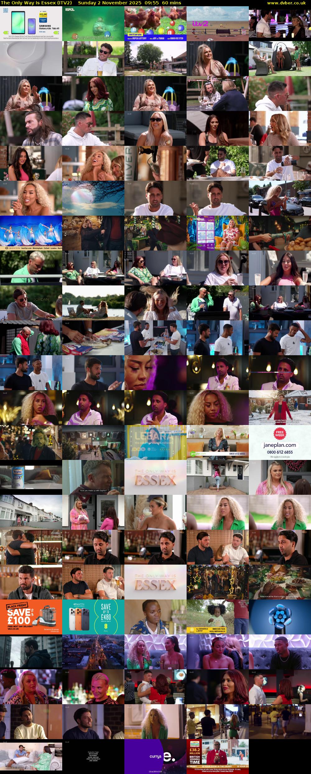 The Only Way is Essex (ITV2) Sunday 2 November 2025 09:55 - 10:55