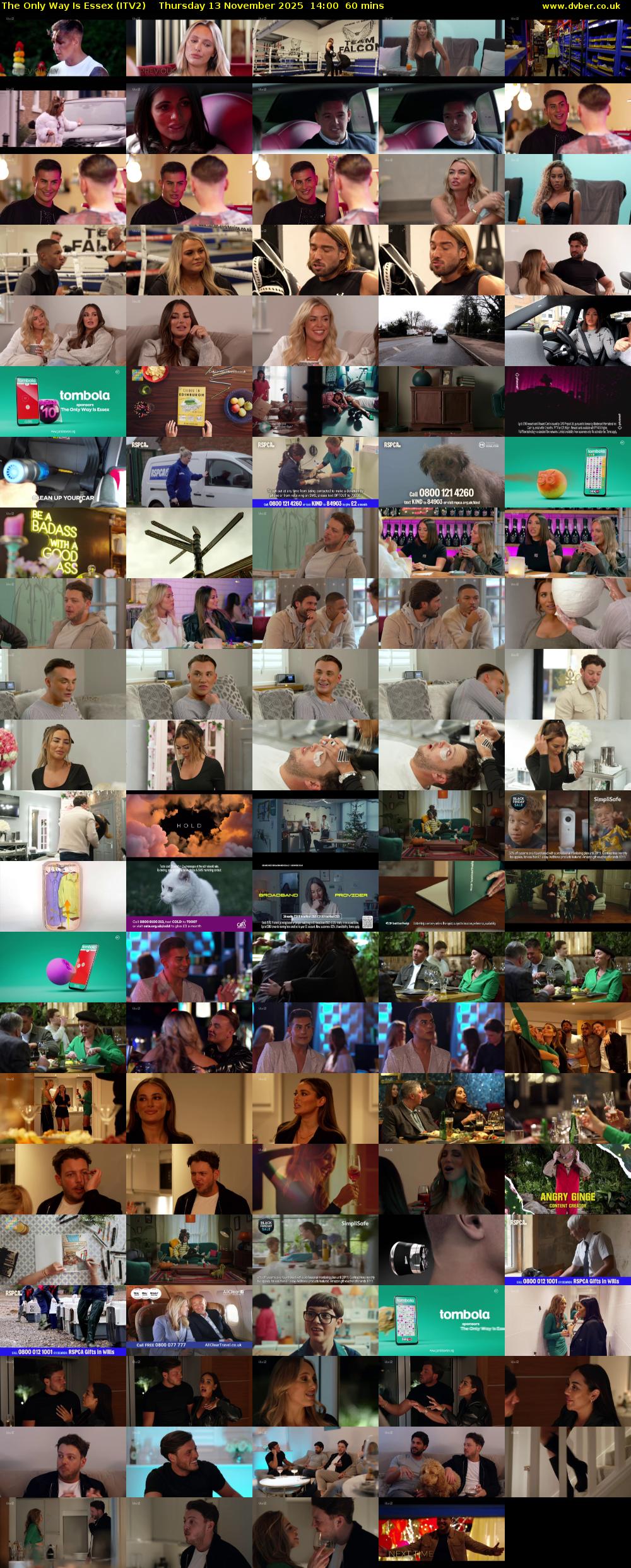 The Only Way is Essex (ITV2) Thursday 13 November 2025 14:00 - 15:00