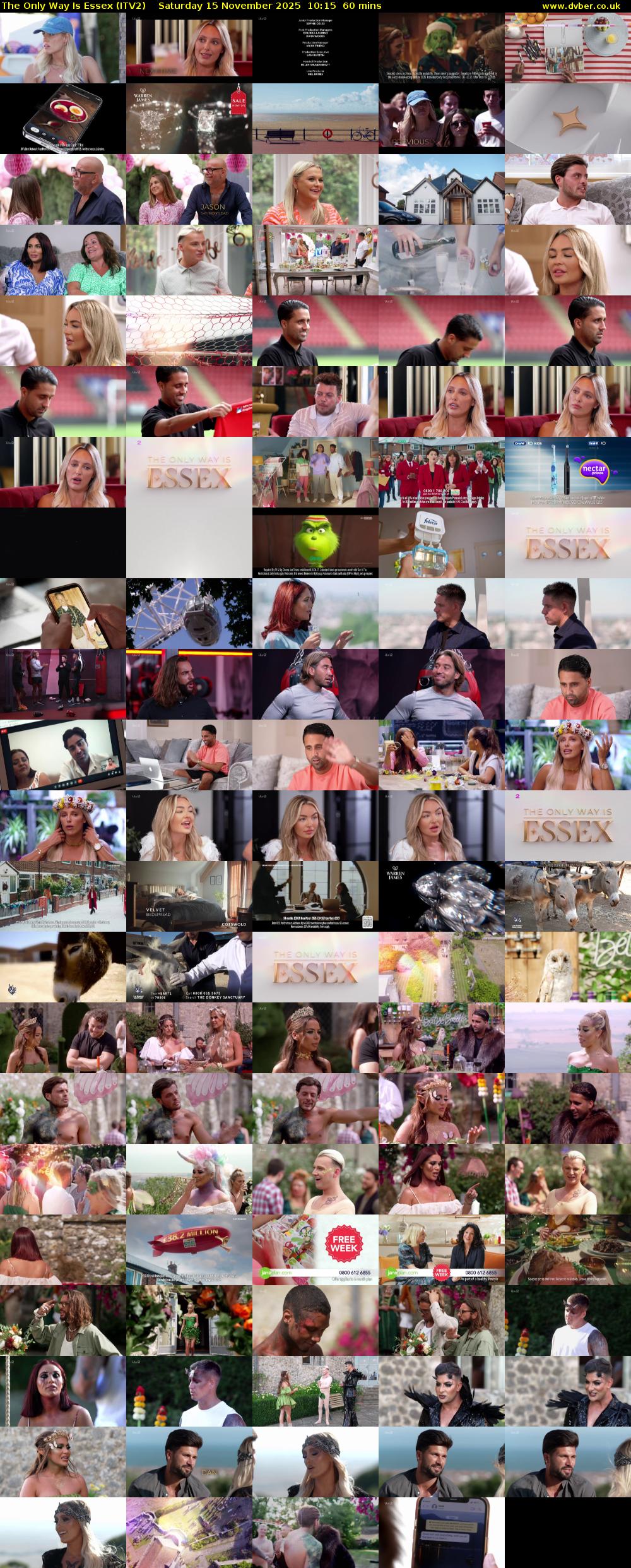 The Only Way is Essex (ITV2) Saturday 15 November 2025 10:15 - 11:15