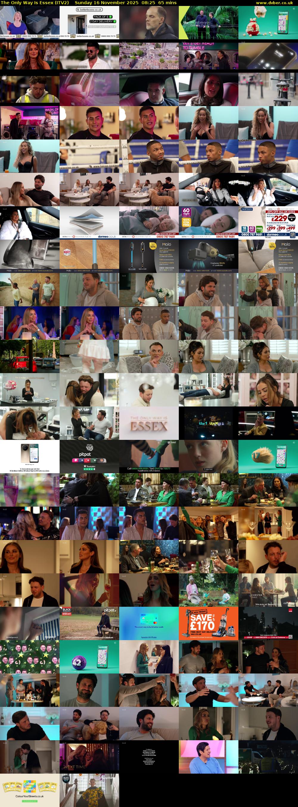 The Only Way is Essex (ITV2) Sunday 16 November 2025 08:25 - 09:30
