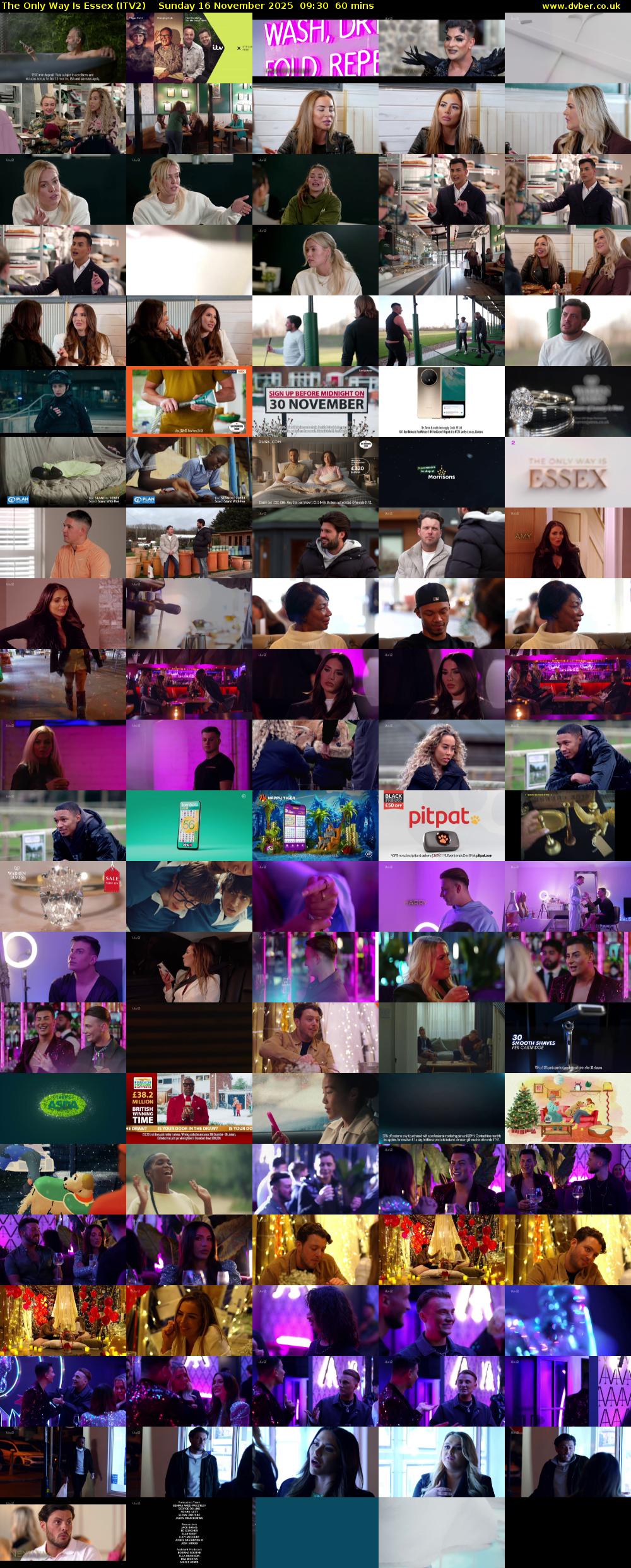 The Only Way is Essex (ITV2) Sunday 16 November 2025 09:30 - 10:30