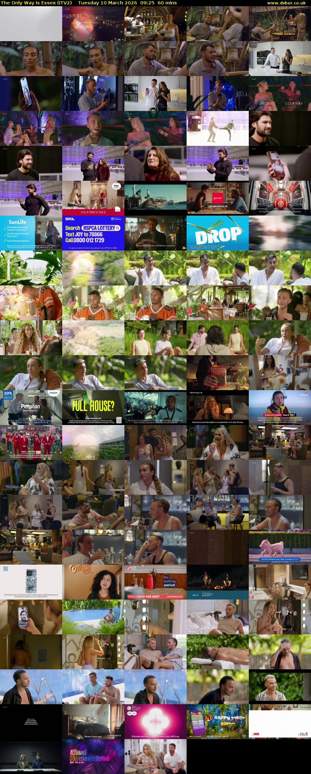 The Only Way is Essex (ITV2) Tuesday 10 March 2026 09:25 - 10:25