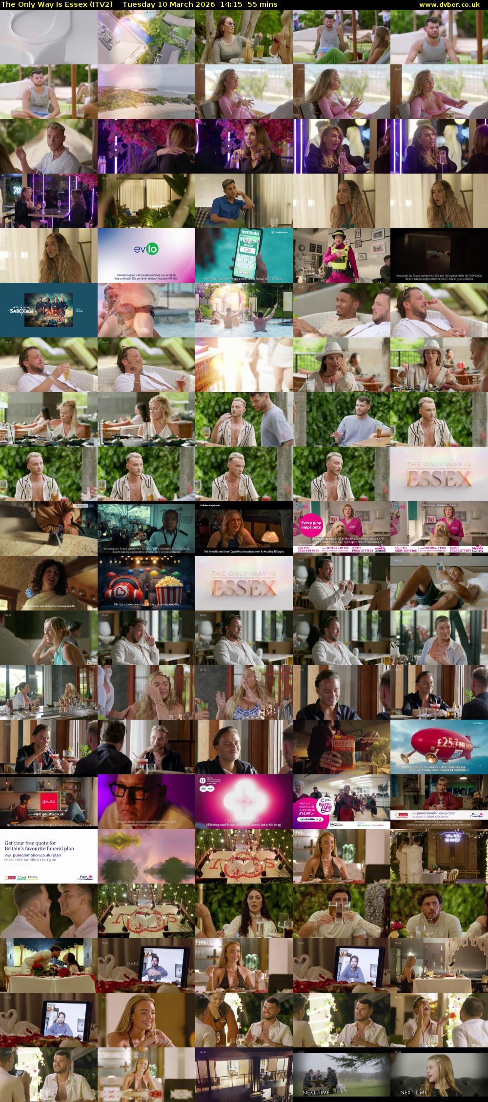 The Only Way is Essex (ITV2) Tuesday 10 March 2026 14:15 - 15:10