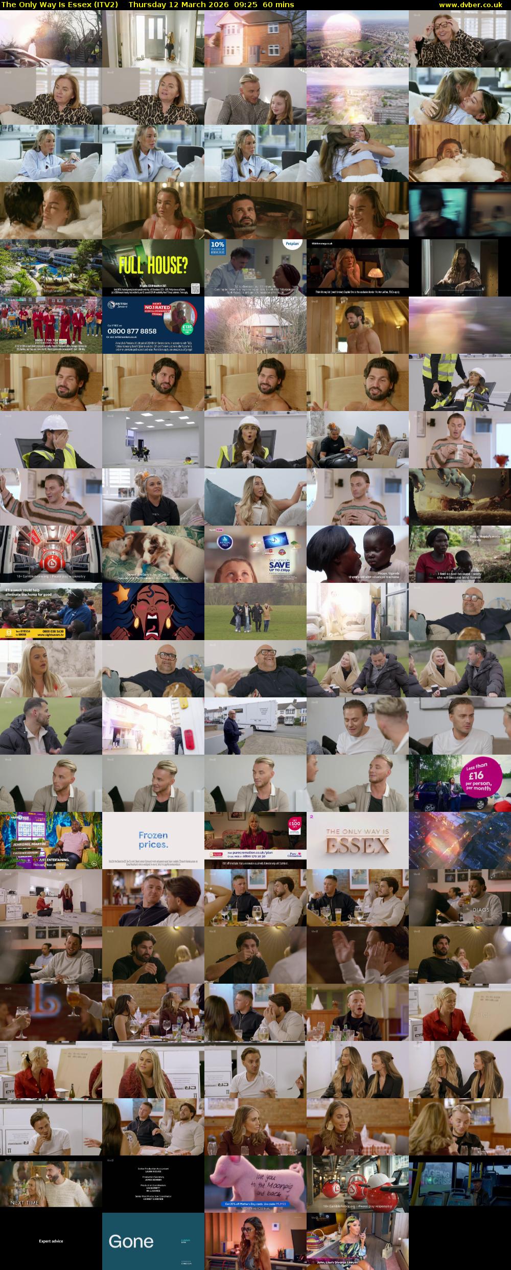 The Only Way is Essex (ITV2) Thursday 12 March 2026 09:25 - 10:25