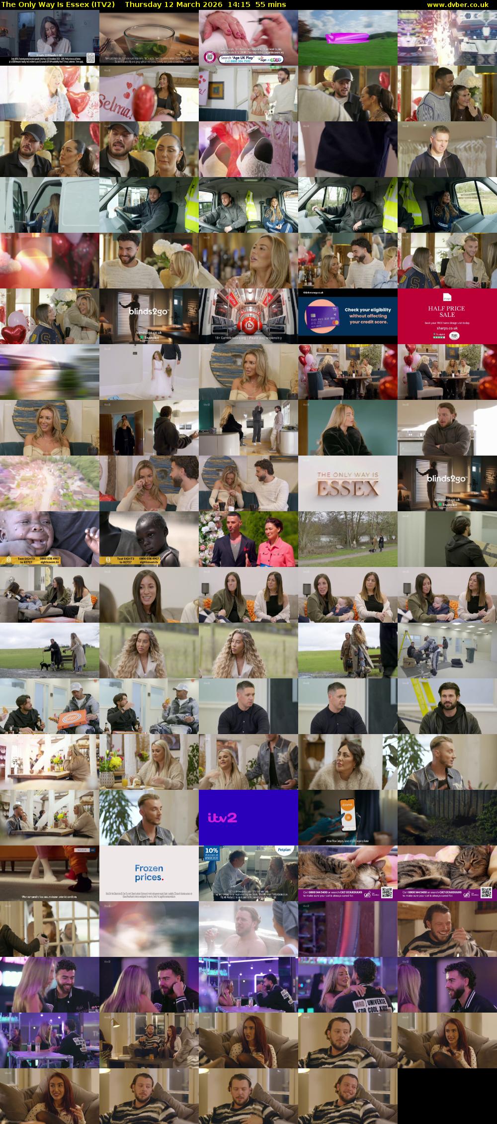 The Only Way is Essex (ITV2) Thursday 12 March 2026 14:15 - 15:10