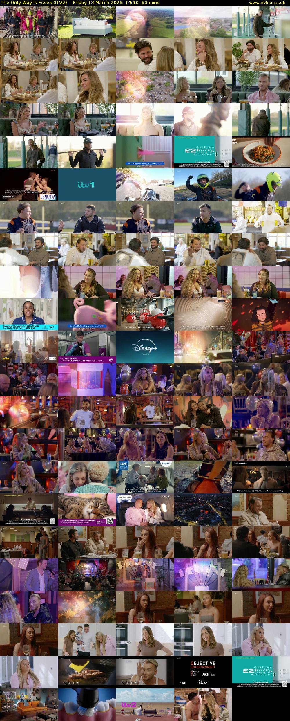 The Only Way is Essex (ITV2) Friday 13 March 2026 14:10 - 15:10